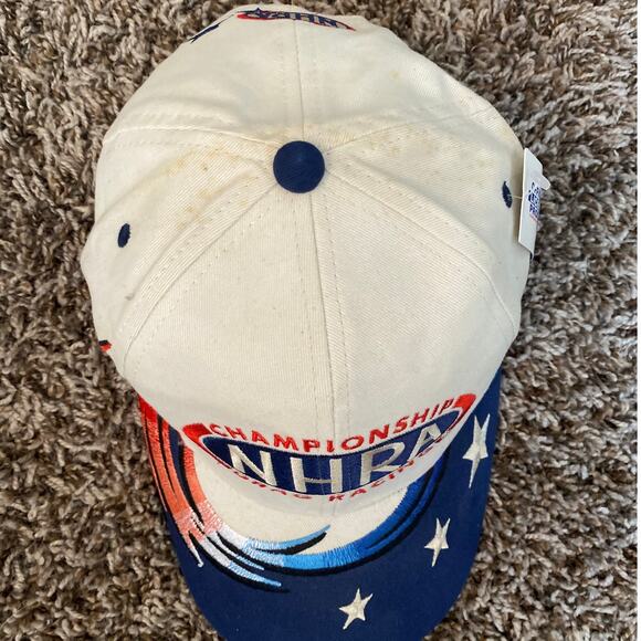 NHRA CHAMPIONSHIP DRAG RACING CAP SPORT SERVICE stains - Picture 3 of 9